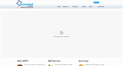 Desktop Screenshot of greatwalltec.com